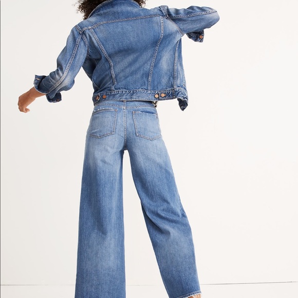 Madewell Wide Leg Crop - Picture 3 of 8